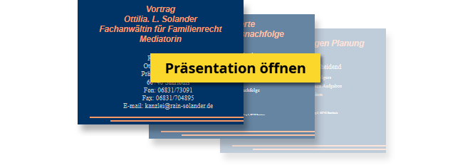 Nachfolgeplanung als Power Point Präsentation